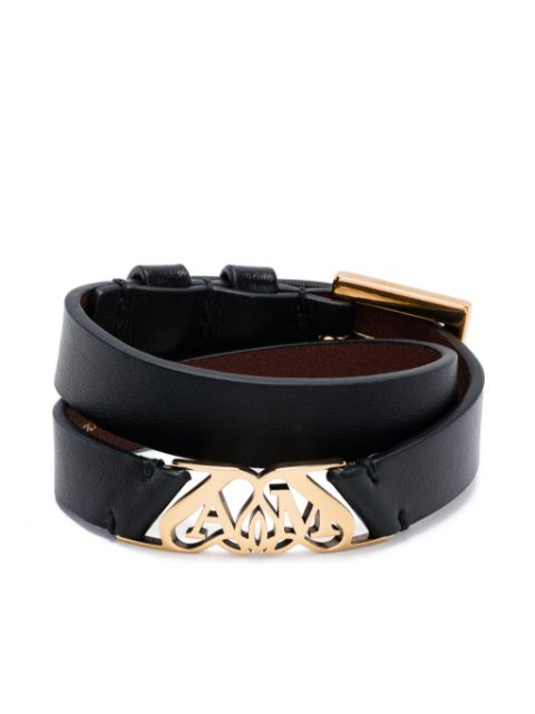 Alexander McQueen Seal leather bracelet Women