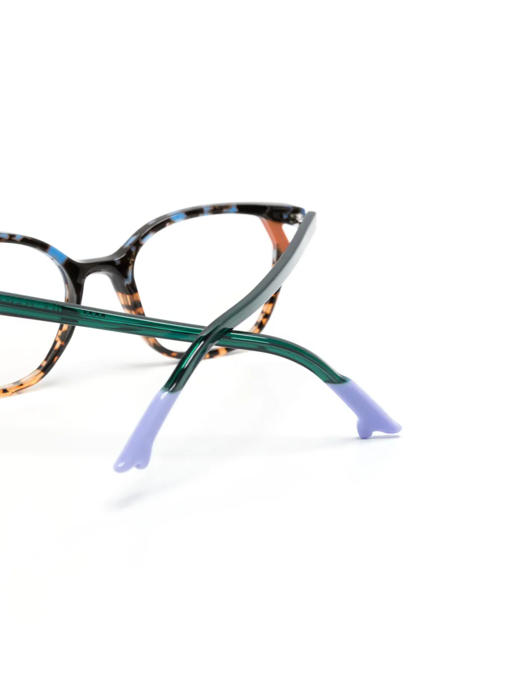 Shop Face À Face Bocca Kuma 3 Butterfly-frame Glasses In Green