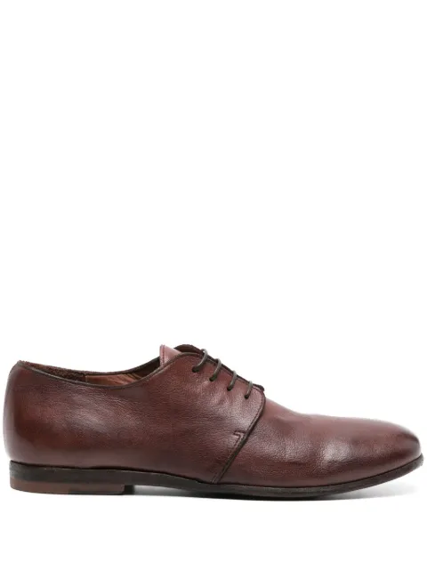 Moma grained-leather Derby shoes