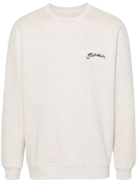FLÂNEUR Signature logo-raised sweatshirt