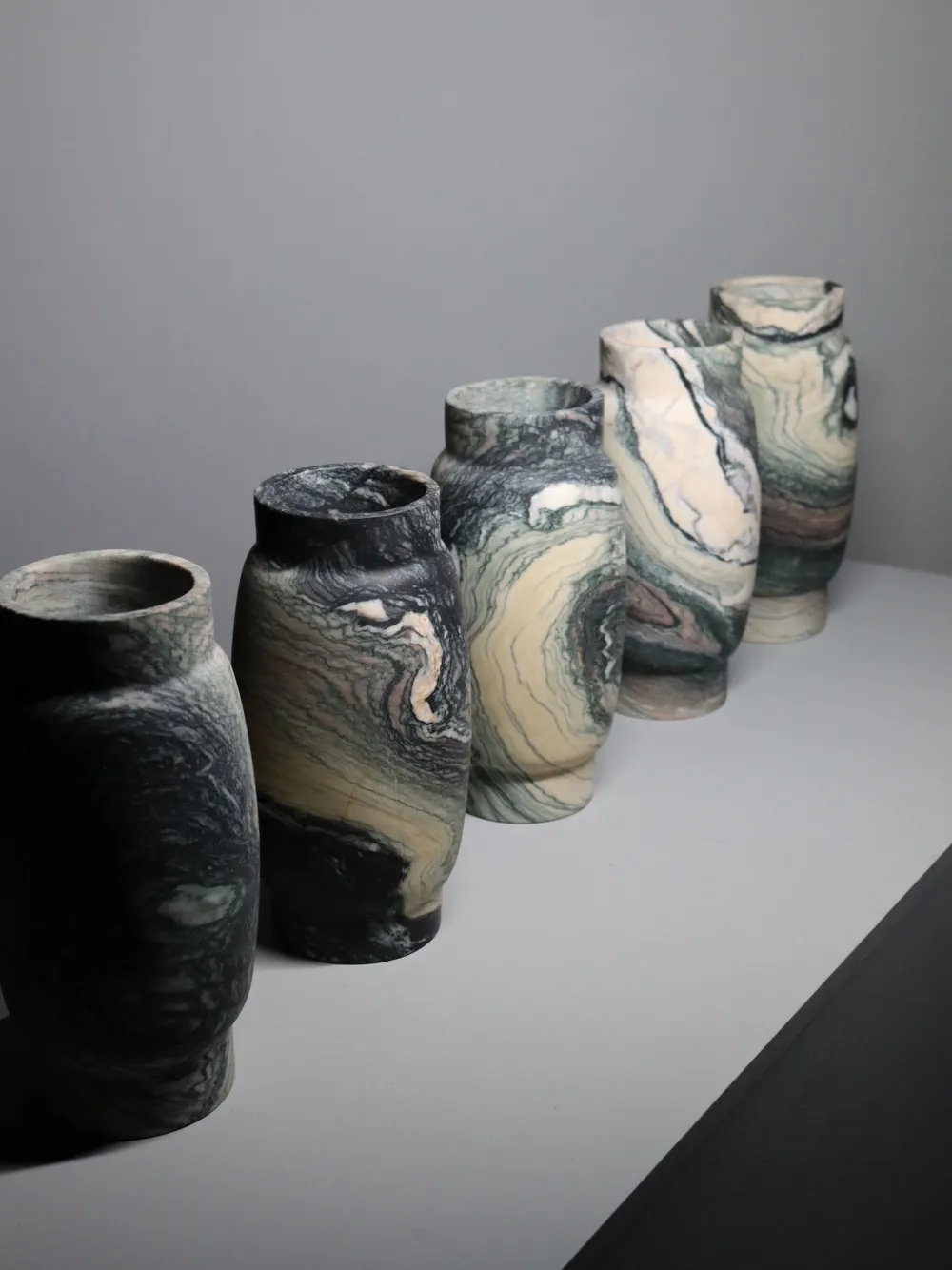 Editions Milano Stone 大理石花瓶| 绿色| FARFETCH CN