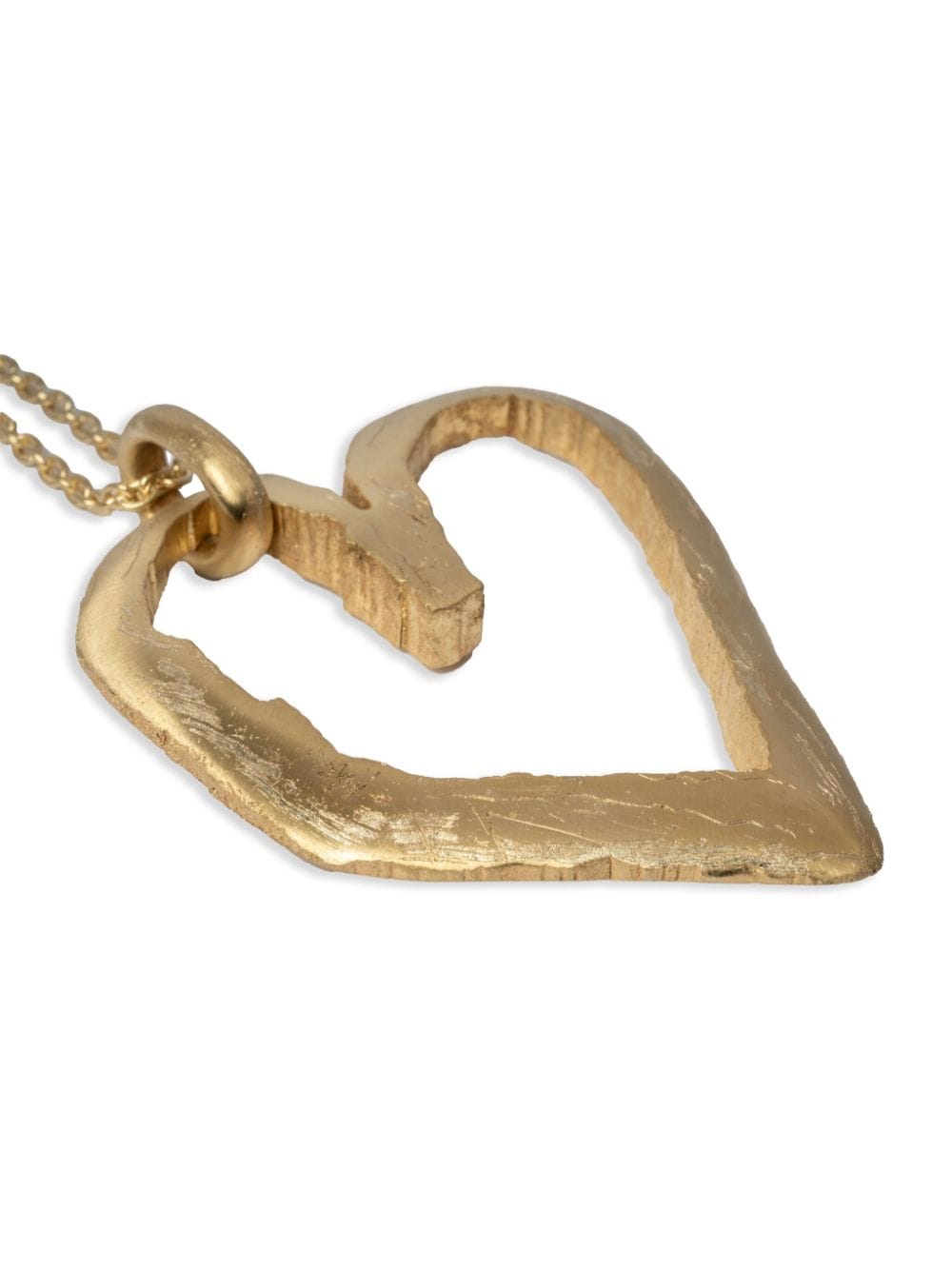 Shop Parts Of Four Jazz's Heart Necklace In Gold