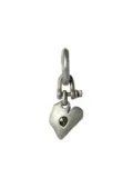 Parts of Four Jazz's Solid Heart sterling silver and diamond drop earring