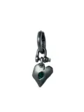 Parts of Four Jazz's Solid Heart silver and diamond drop earring