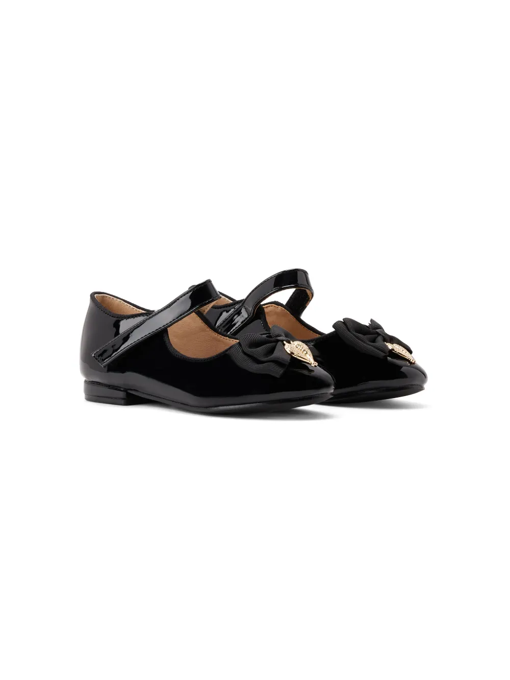Angel's Face Lakleren ballerina's - Zwart