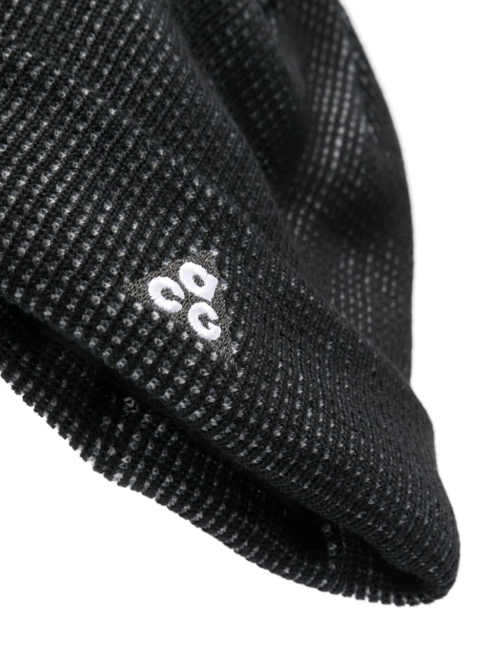 Shop Nike Embroidered-logo Beanie In Black