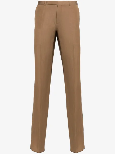 Zegna pressed-crease straight-leg trousers