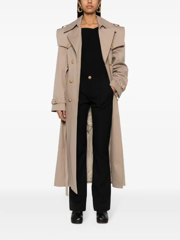 【BALMAIN】ウールツイル フレア パンツ Balmain ツイル フレアパンツ | ブラック | FARFETCH JP