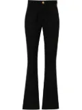 Balmain twill flared trousers - Black
