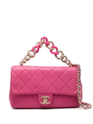 CHANEL Pre-Owned 2020s キルティングレザー ショルダーバッグ