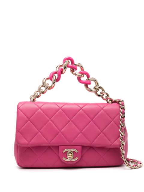 Affordable HOT SALE CHANEL 2020s quilted leather crossbody bag Women