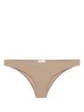 Saint Laurent elasticated-waistband high-cut bikini bottoms - Brown