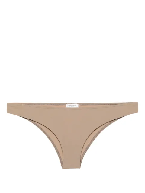 Saint Laurent elasticated-waistband high-cut bikini bottoms