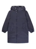 Moncler Enfant hooded padded down coat - Blue