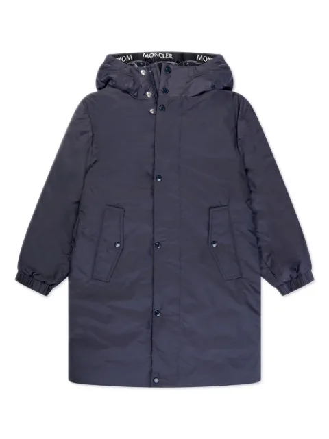 Moncler Enfant hooded padded down coat