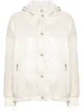 Eleventy hooded padded jacket - Neutrals