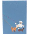 Smythson Dogs Soho notebook (20cm x 14.5cm) - Blue