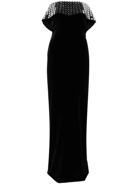 NISSA vestido de fiesta de terciopelo