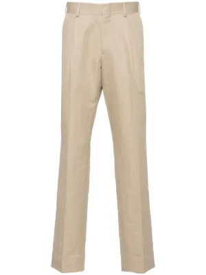 Lardini テーパードパンツ | ニュートラル | FARFETCH JP