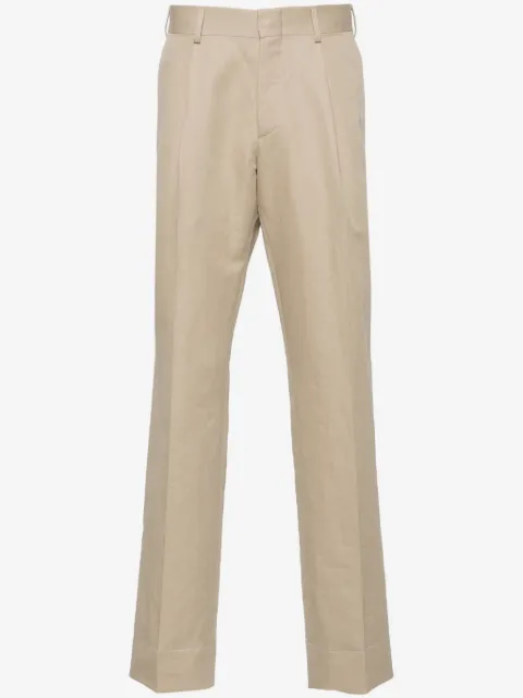 Brioni pantalones de vestir con tiro medio