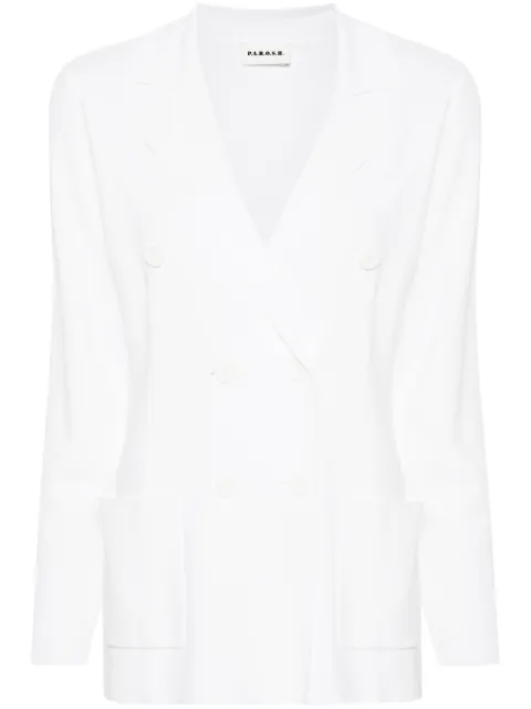P.A.R.O.S.H. blazer tejido con doble botonadura