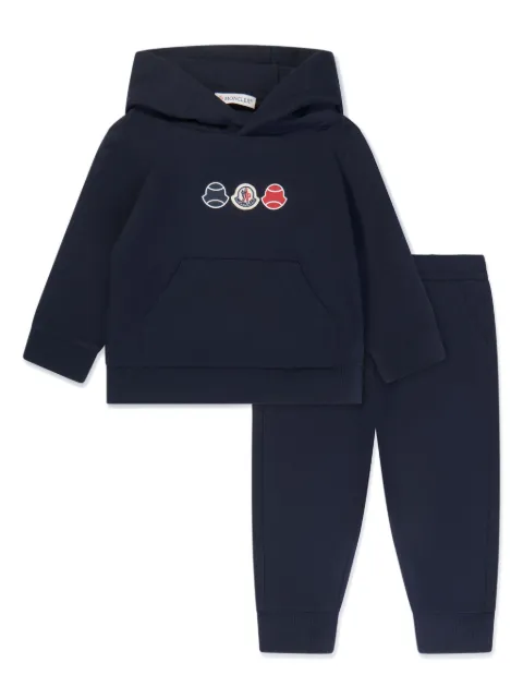 Moncler Enfant طقم رياضي بطبعة شعار الماركة