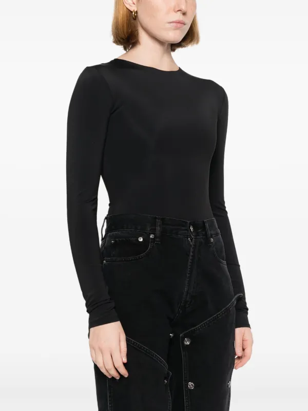 インナー・ルームウェアその他 entire studios SS25 LONG SLEEVES BODYSUIT (ES2357RI RI) ENTIRE STUDIOS long-sleeved Bodysuit | Black | FARFETCH