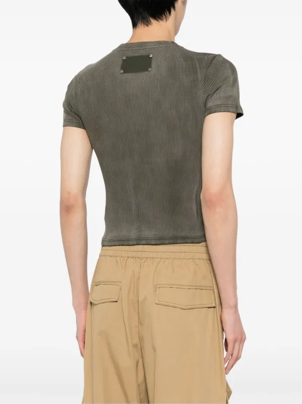 【関税込み】Dion Lee Tシャツ Dion Lee リブニット Tシャツ | グリーン | FARFETCH JP