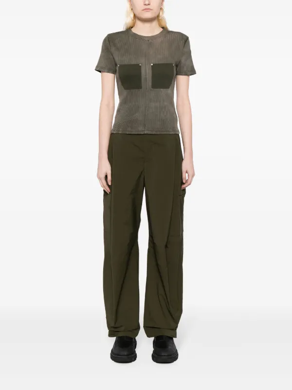 【関税込み】Dion Lee Tシャツ Dion Lee リブニット Tシャツ | グリーン | FARFETCH JP