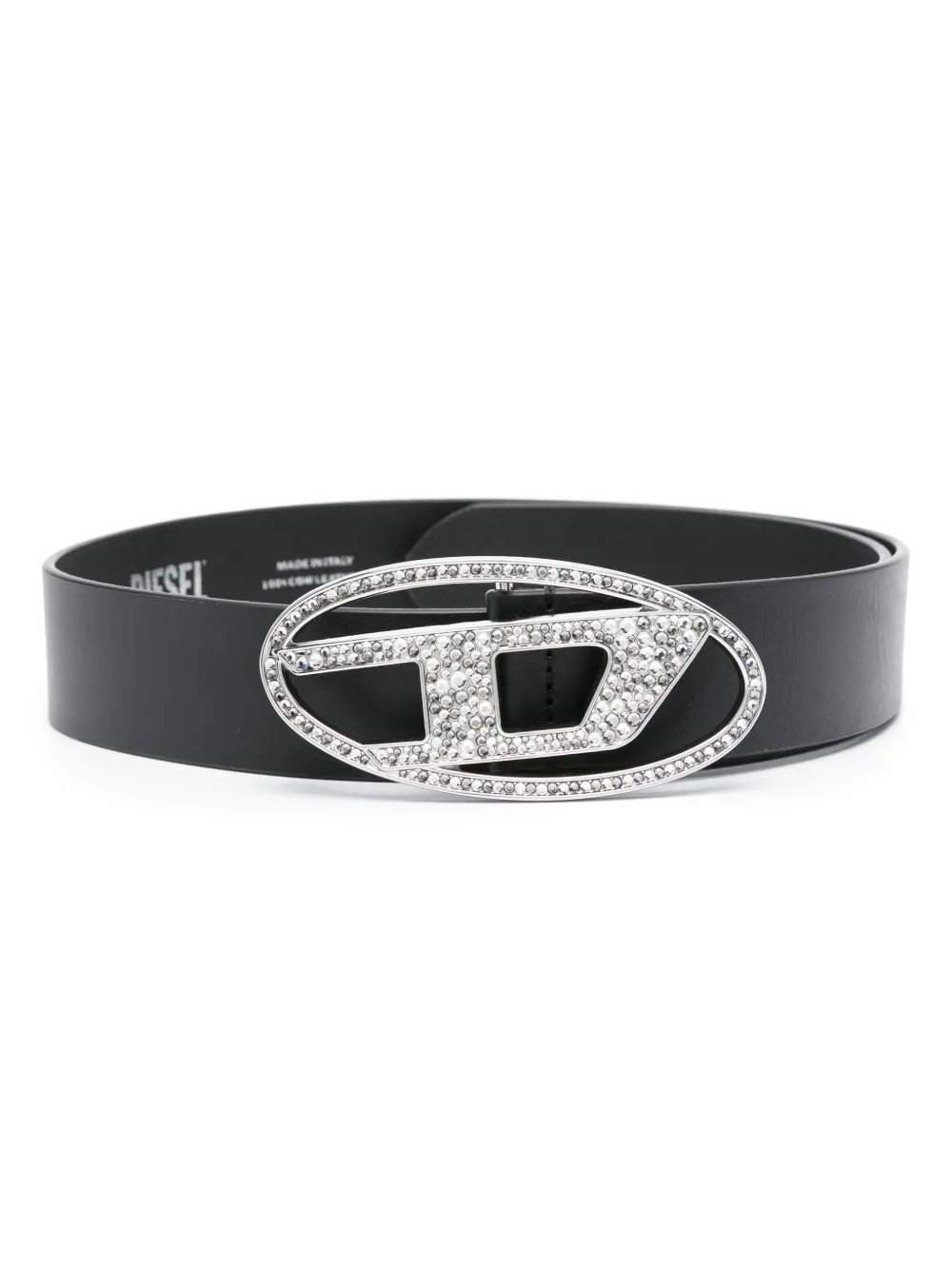 DIESEL B-1DR STRASS LEATHER BELT