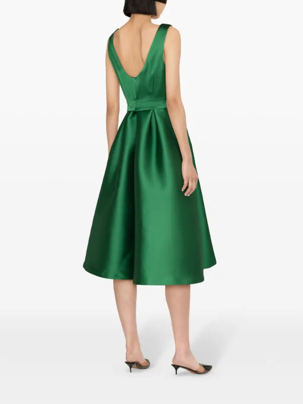 P.A.R.O.S.H. belted flared midi dress - Pink
