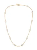 Susan Caplan Vintage faux-pearl chain necklace - Gold