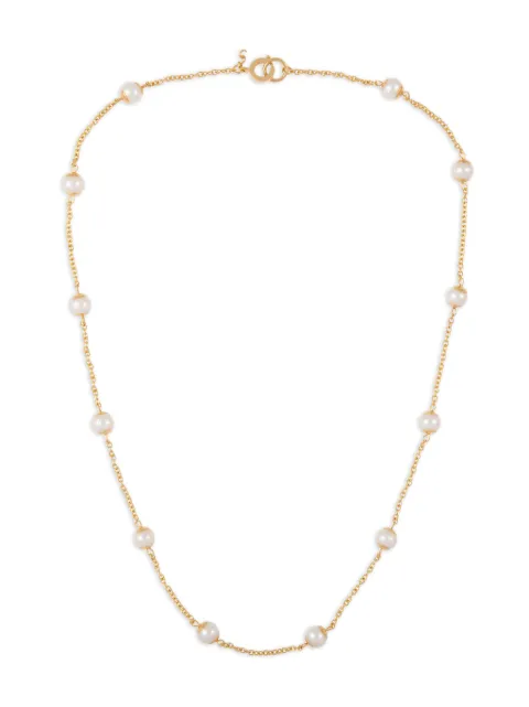 Susan Caplan Vintage faux-pearl chain necklace