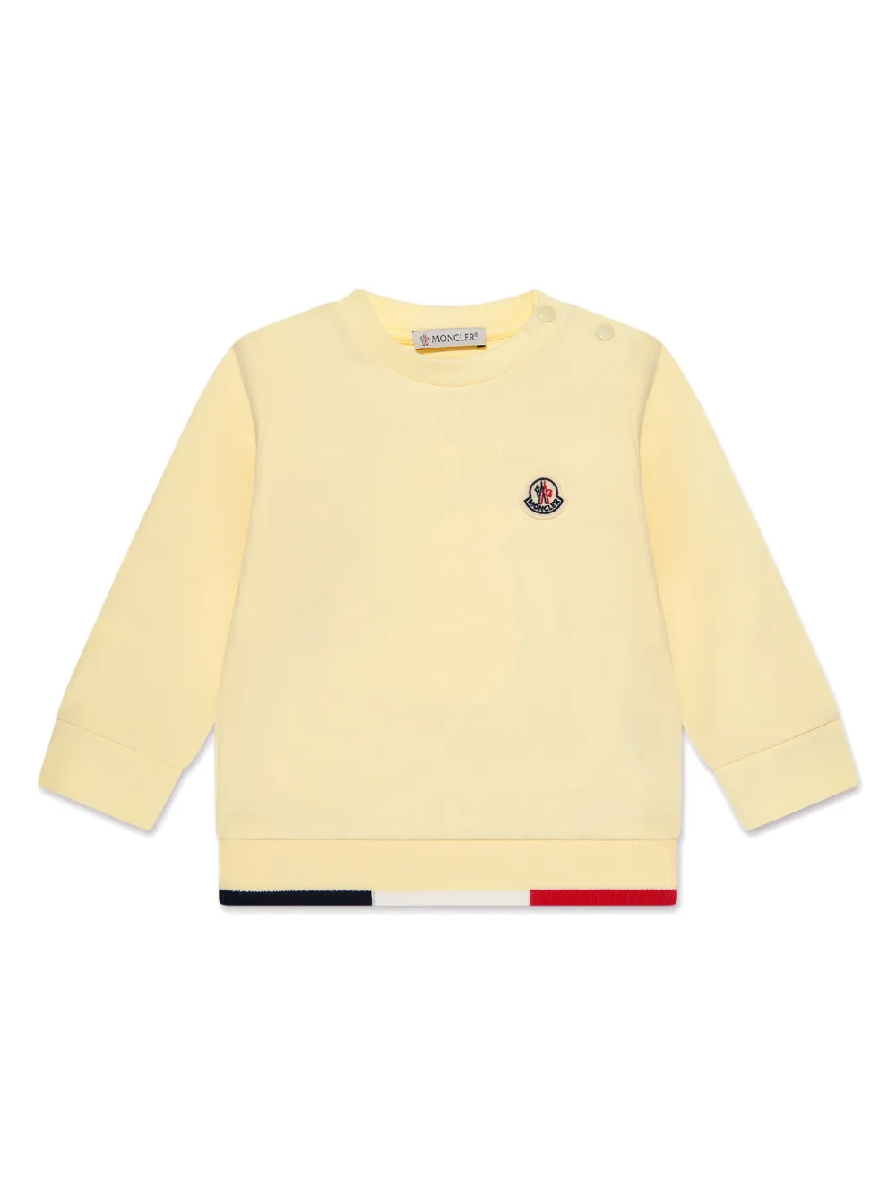 Moncler Enfant Trainingspak met logo Geel