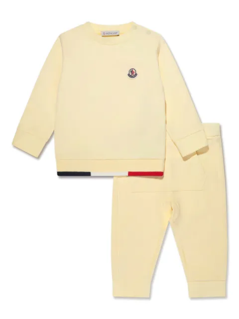 Moncler Enfant logo-appliqué tracksuit set