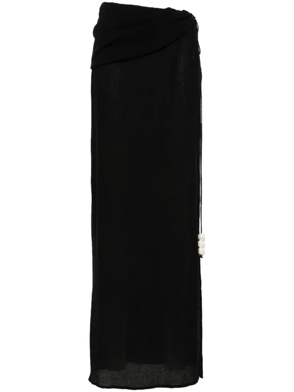 スカート MAGDA BUTRYM Asymmetrical long skirt Black 19562157_43784889_600.jpg