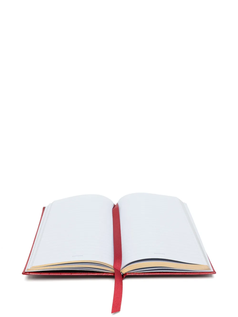 Smythson Chelsea Notebook (16.7cm X 11.2cm) In Red