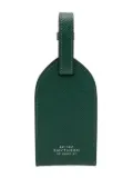 Smythson leather luggage tag - Green