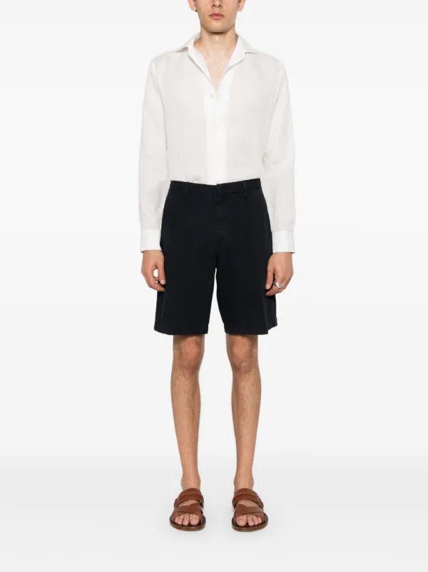 ブリオーニ　リネンドレスシャツ Brioni リネンシャツ | ニュートラル | FARFETCH JP