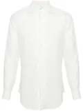 Brioni classic-collar linen shirt - Neutrals