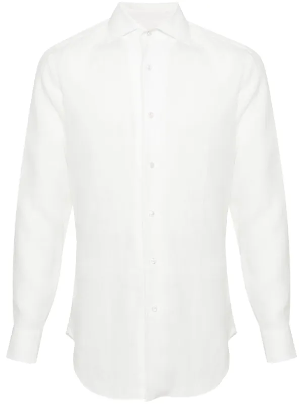 Brioni リネンシャツ | ニュートラル | FARFETCH JP