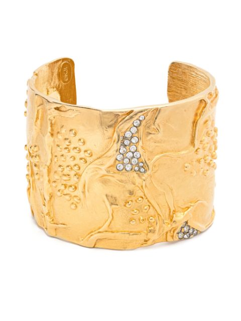 Kenneth Jay Lane brazalete con detalles de cristal