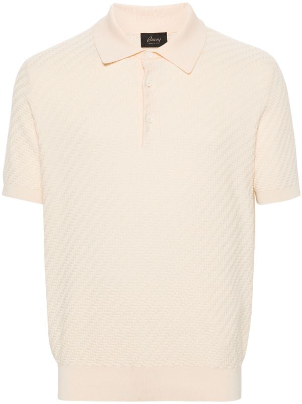 Brioni cable-knit Cotton T-shirt - Farfetch
