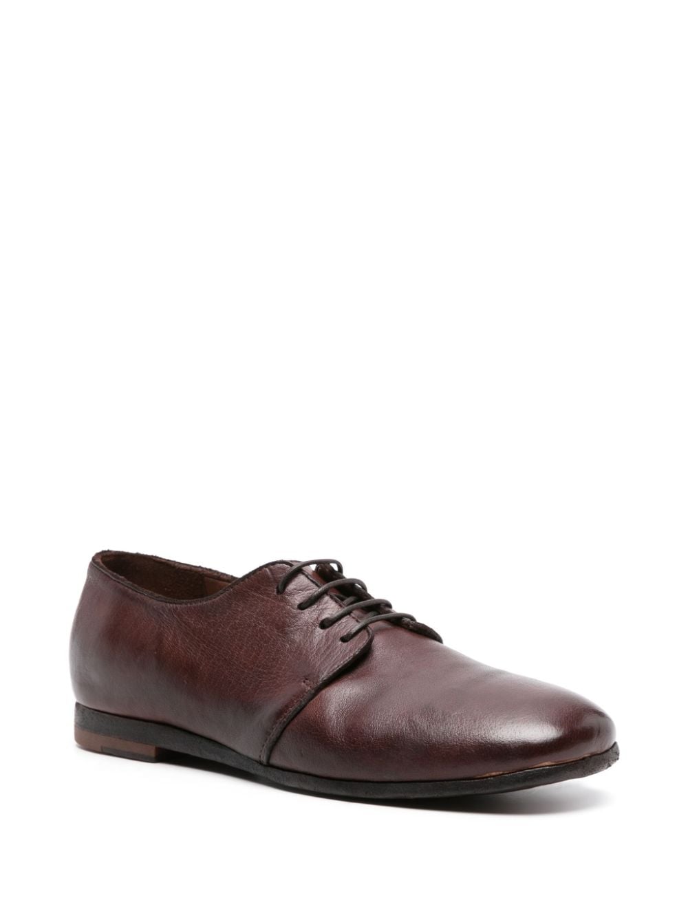 Moma Bufalo Oxford leren schoenen - Bruin