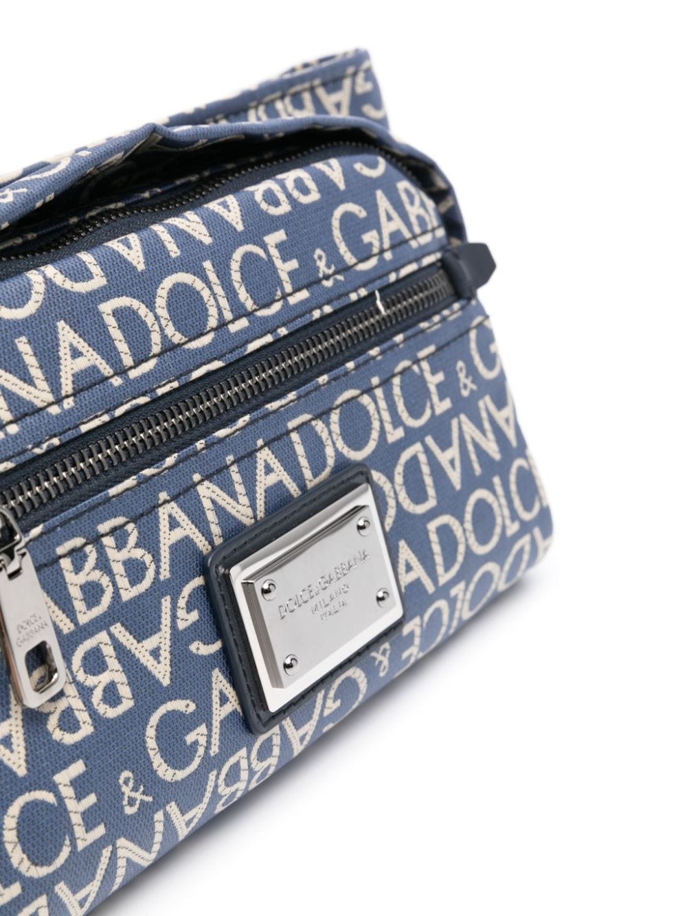 Dolce & Gabbana Heuptas met logo-jacquard Blauw