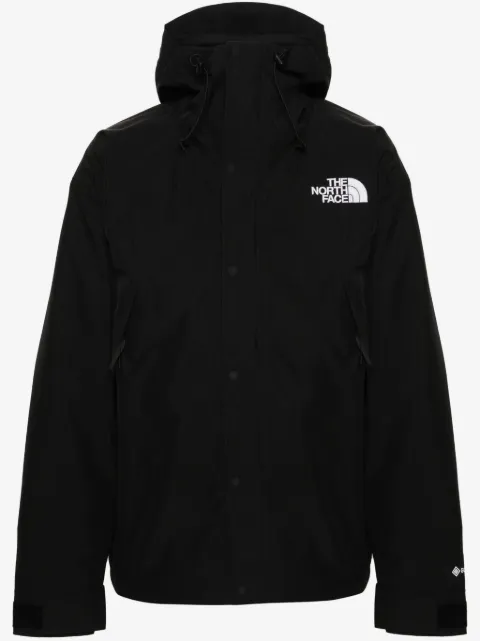 The North Face chamarra con logo bordado y capucha