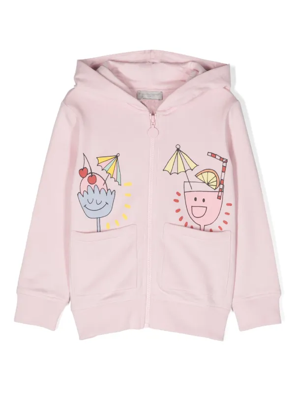 Stella McCartney Kids ジップアップ パーカー | ピンク | FARFETCH JP