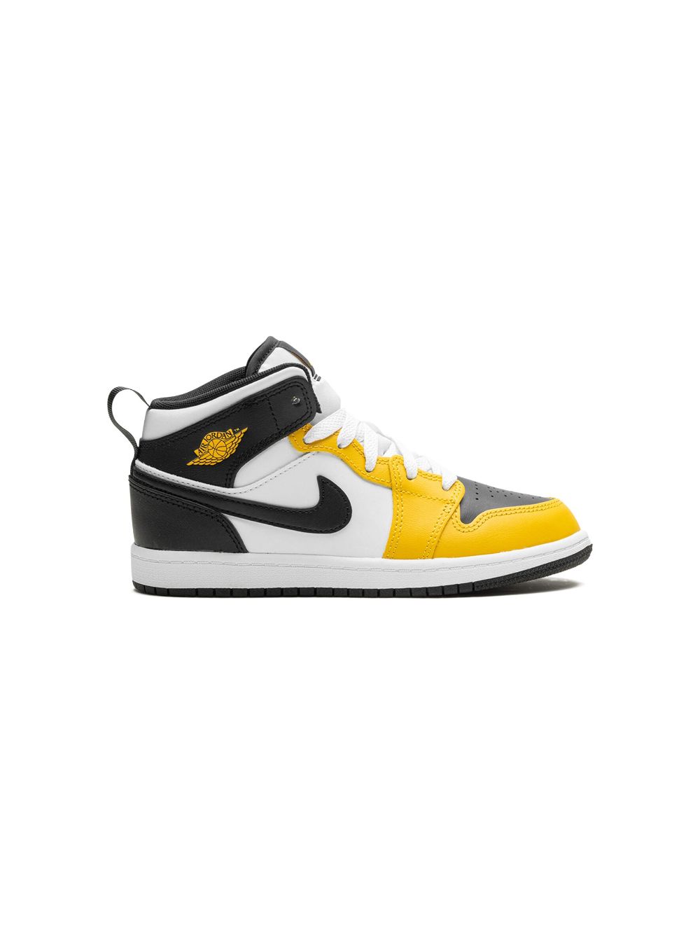 Jordan Kids Jordan 1 Mid "Ochre" sneakers - Zwart