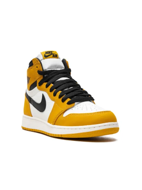 Jordan Kids Air Jordan 1 Retro High OG "Yellow Ochre/Black" sneakers