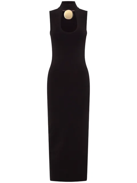 Nicholas vestido midi Ella con aberturas